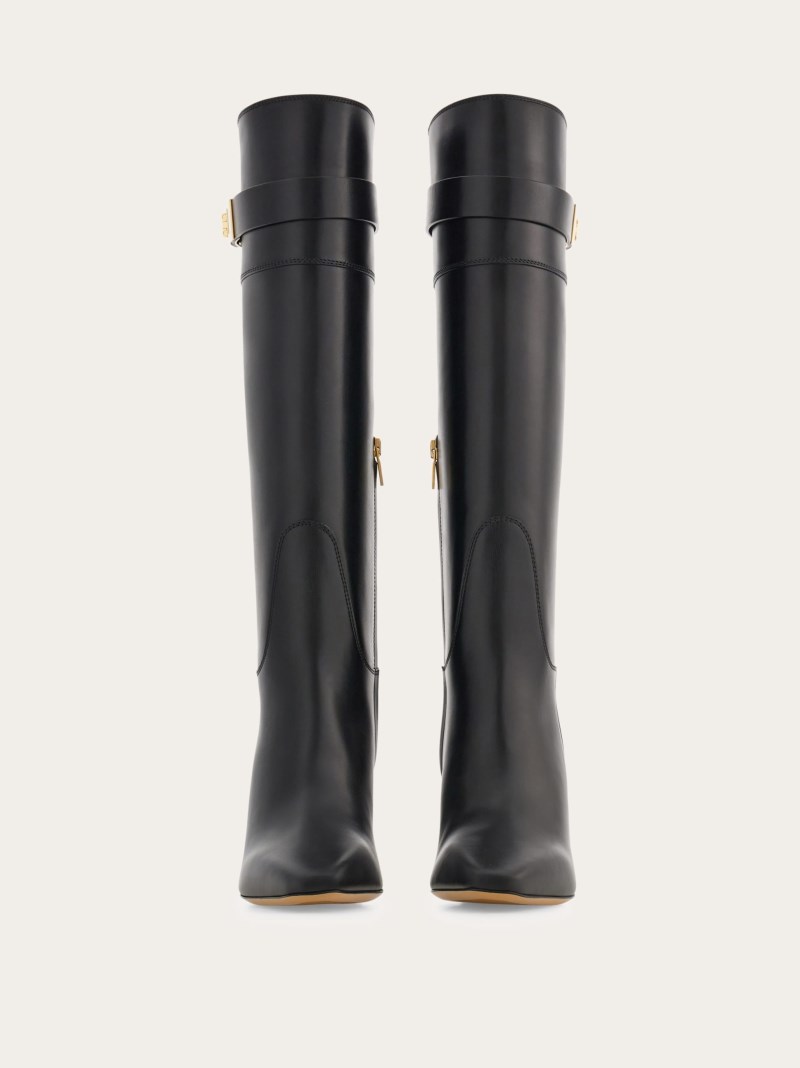 Ferragamo | Women's Hug Buckle Boot - Black