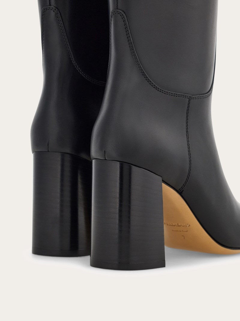 Ferragamo | Women's Hug Buckle Boot - Black