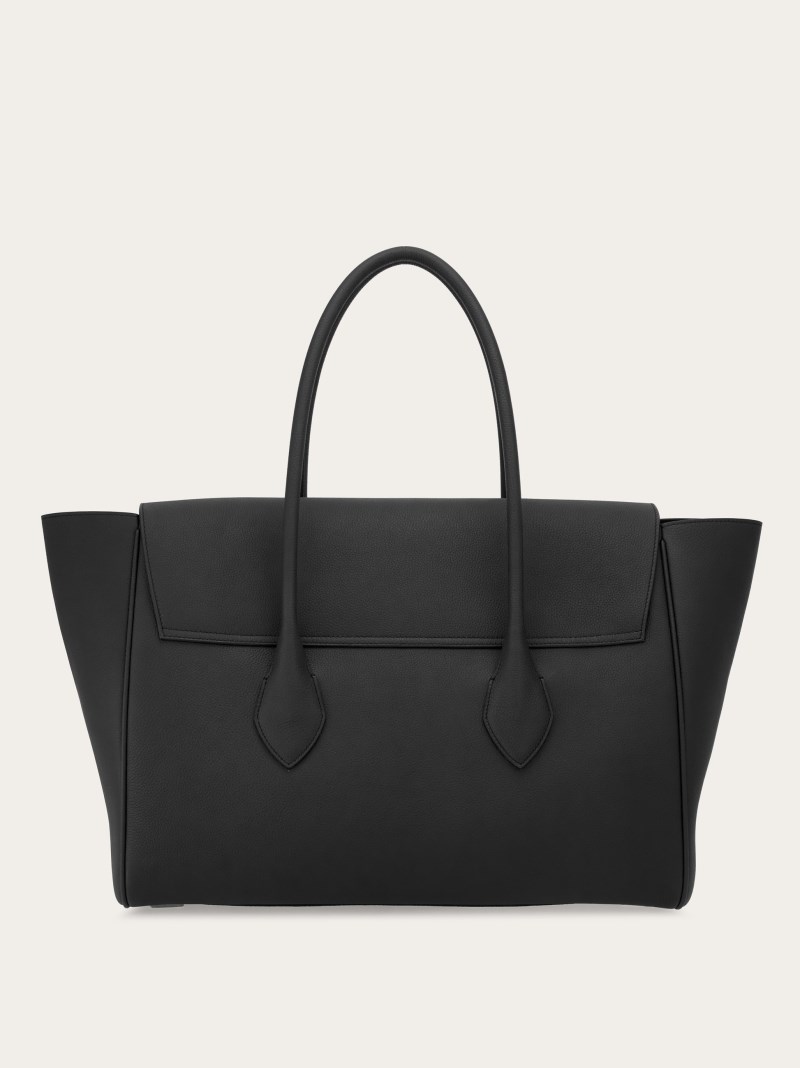 Ferragamo | Women's East-West Tote Bag - Black
