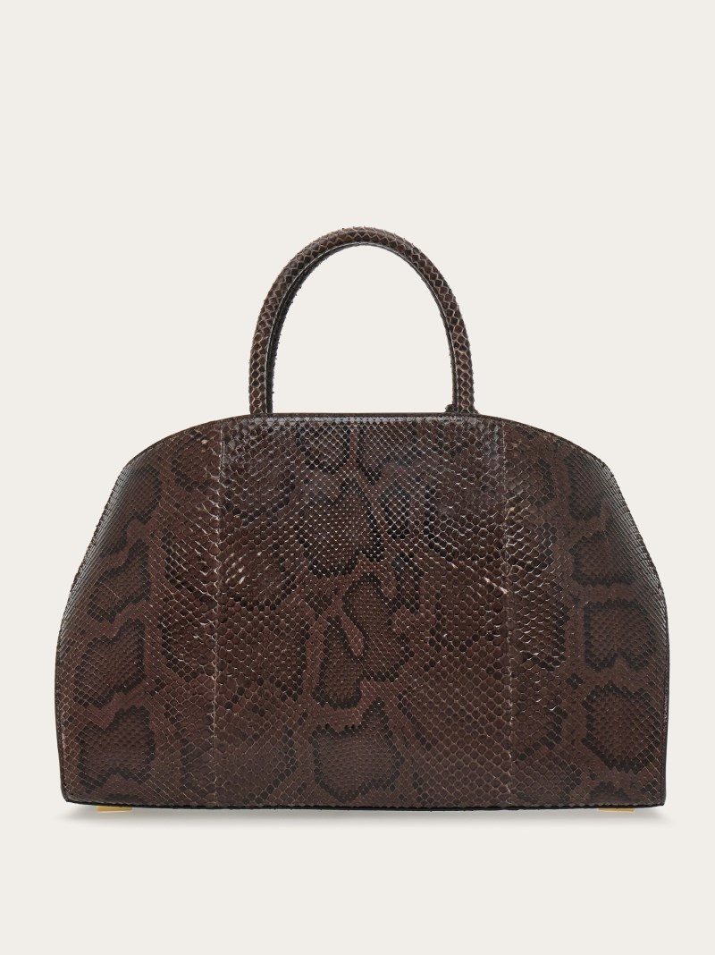 Ferragamo | Women's Hug Handbag - Testa Di Moro