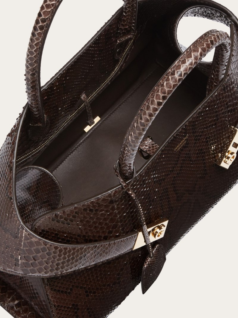 Ferragamo | Women's Hug Handbag - Testa Di Moro