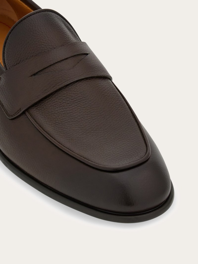 Ferragamo | Men's Penny Loafer - Testa Di Moro