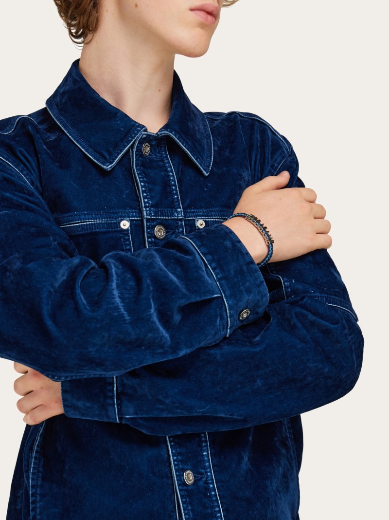 Ferragamo | Men's Bracelet - Mis 19 - Blue/Turquoise