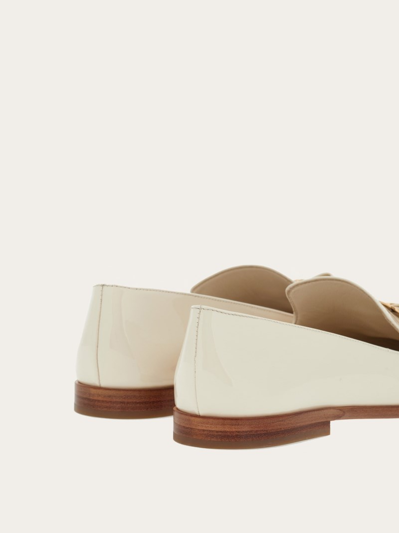Ferragamo | Women's New Vara Plate Loafer - Mascarpone