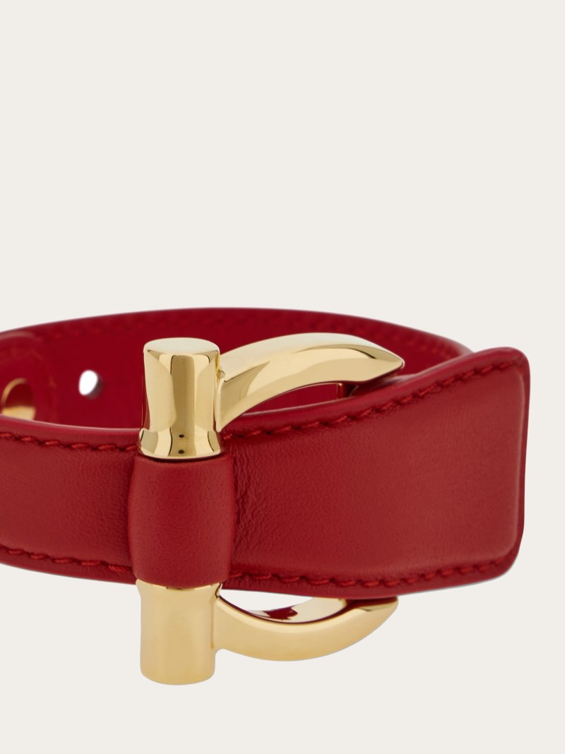Ferragamo | Women's Gancini Bracelet - Flame Red