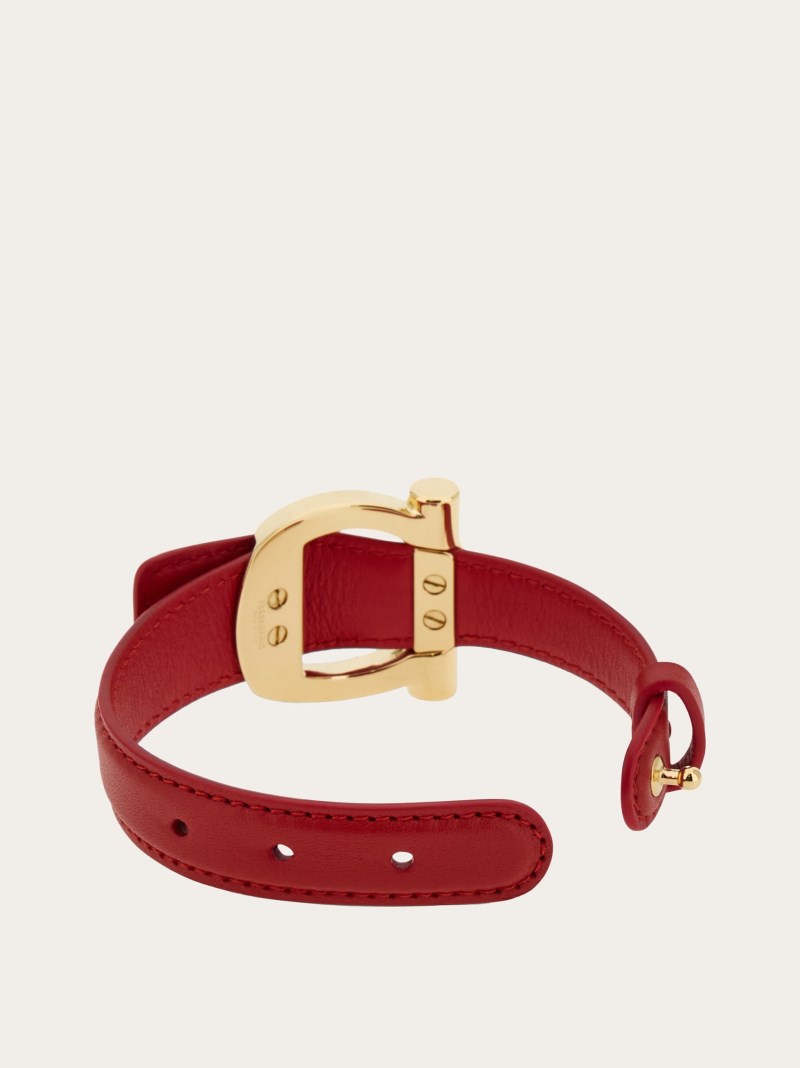Ferragamo | Women's Gancini Bracelet - Flame Red