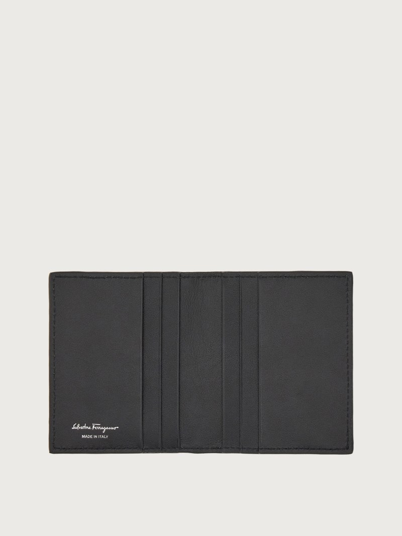 Ferragamo | Men's Gancini Credit Card Holder - Black