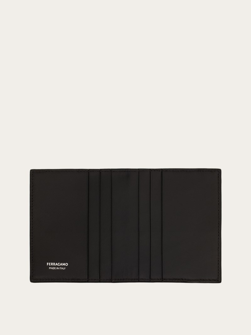 Ferragamo | Men's Gancini Credit Card Holder - Stromboli Sand