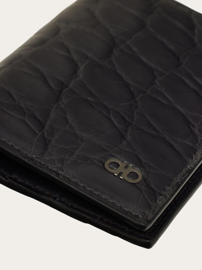Ferragamo | Men's Gancini Credit Card Holder - Stromboli Sand