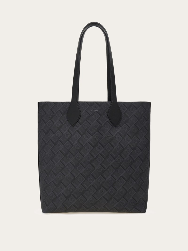 Ferragamo | Men's Reversible Tote - Black/Grey