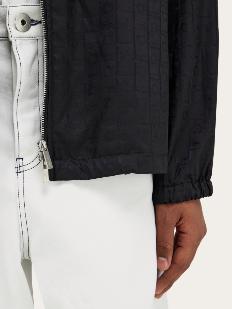 Ferragamo | Men's Short Raincoat - Black