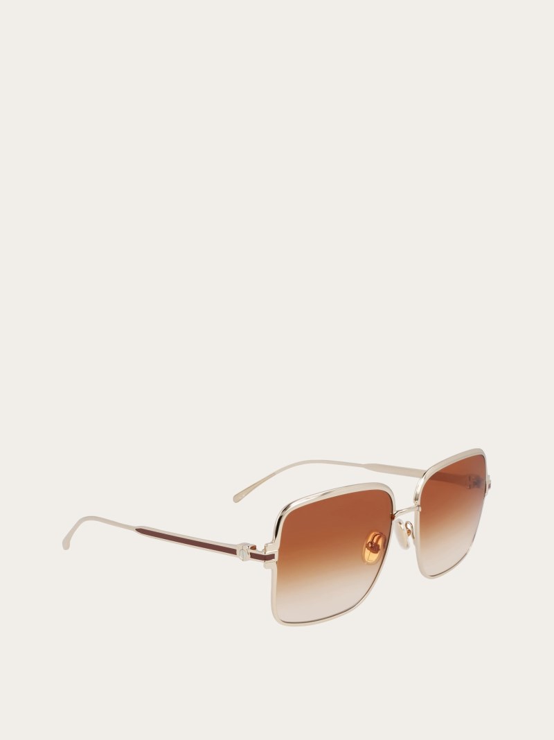Ferragamo | Women's Sunglasses - Gold/Honey