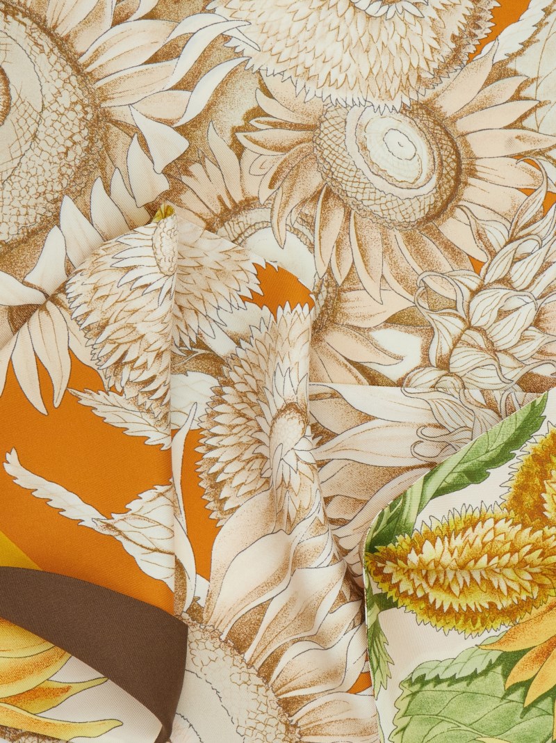 Ferragamo | Women's Sunflower Print Bandeau - Ivory
