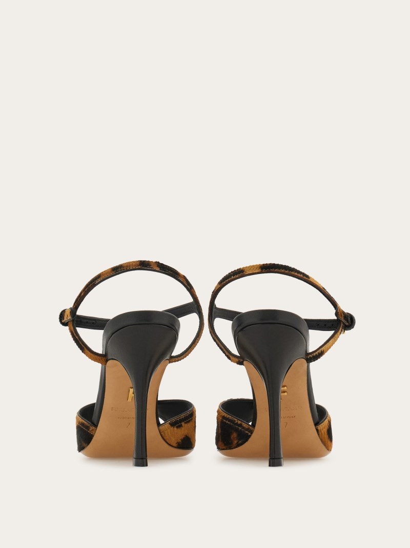 Ferragamo | Women's T-Bar Sandal - Multicolor
