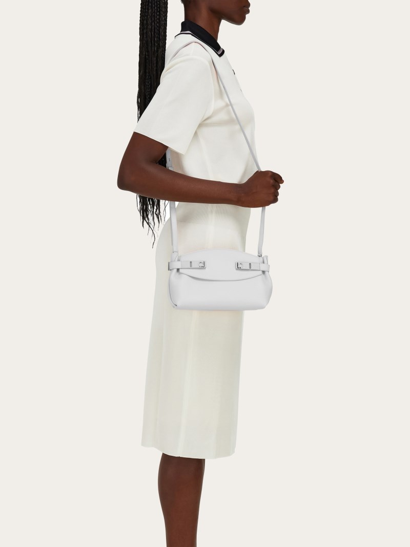 Ferragamo | Women's Hug Soft Crossbody Bag - Optic White