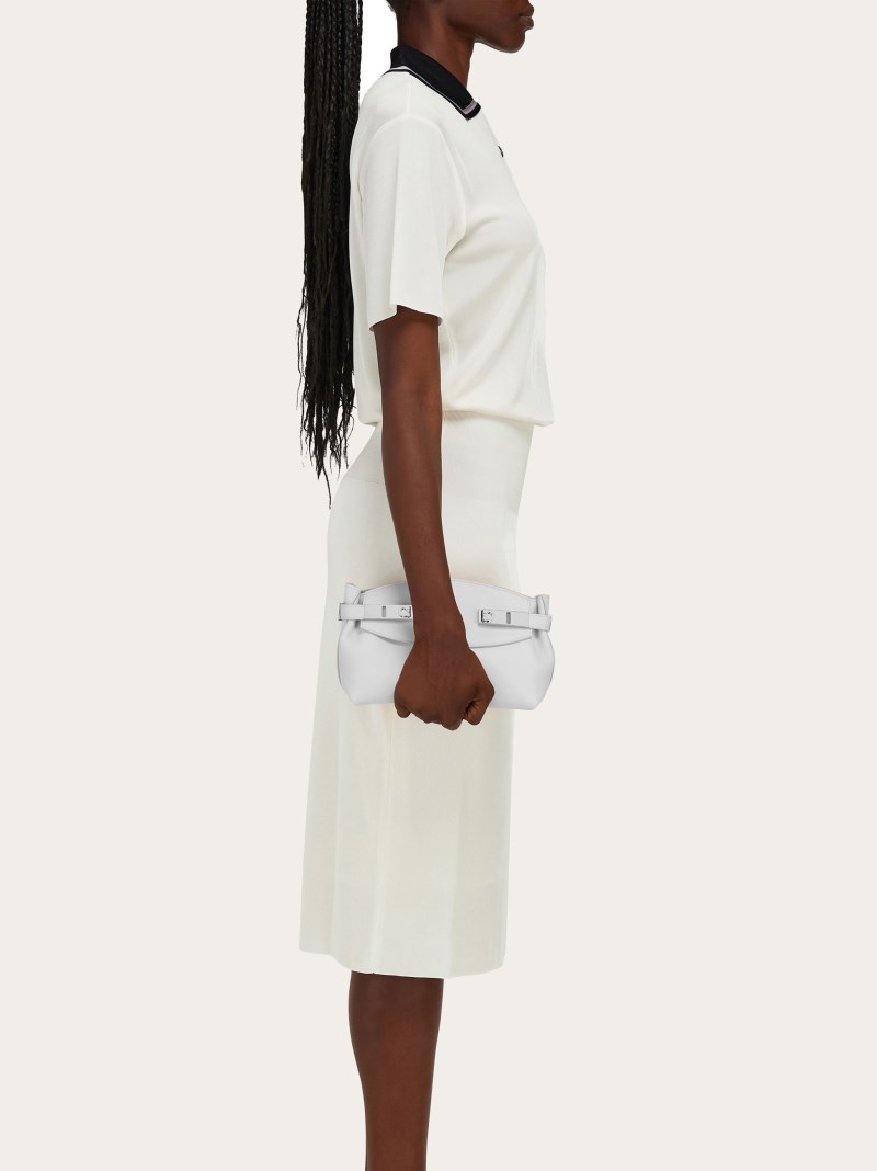 Ferragamo | Women's Hug Soft Crossbody Bag - Optic White