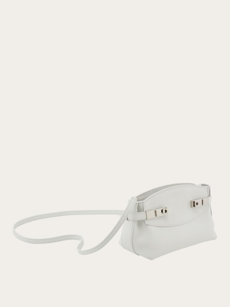 Ferragamo | Women's Hug Soft Crossbody Bag - Optic White