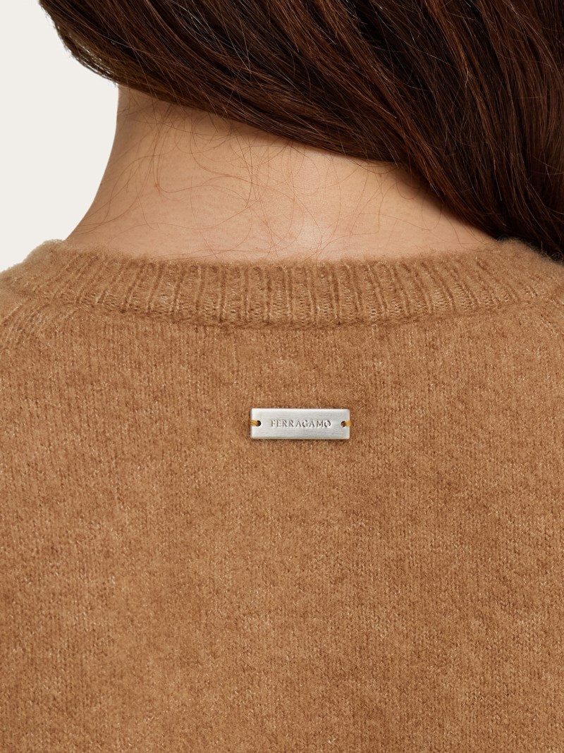 Ferragamo | Women's Wool Cardigan - Camel