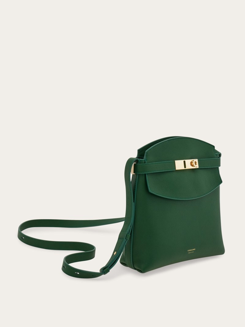 Ferragamo | Women's Hug Messenger Bag - Forest Green