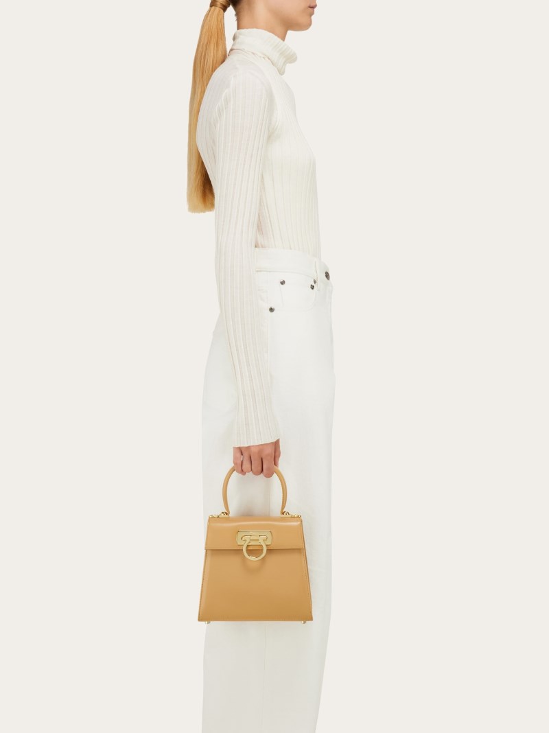 Ferragamo | Women's Iconic Top Handle - Camel