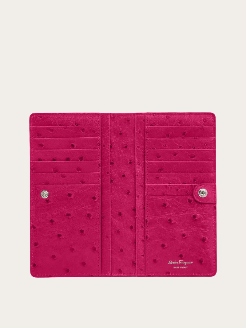 Ferragamo | Women's Gancini Continental Wallet - Cerise Pink
