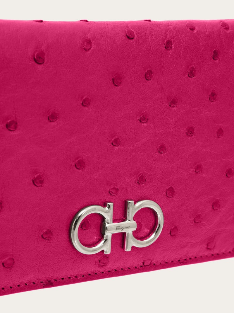 Ferragamo | Women's Gancini Continental Wallet - Cerise Pink