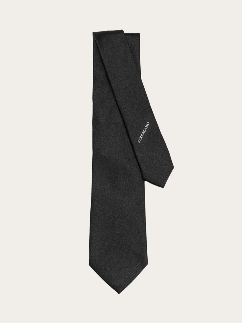 Ferragamo | Men's Silk Tie - Black