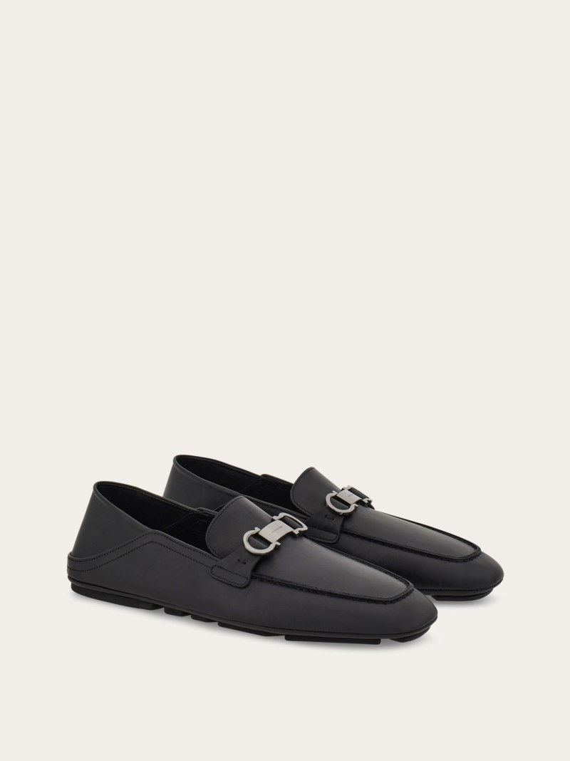 Ferragamo | Men's Hybrid Driver With Gancini Ornament - Black