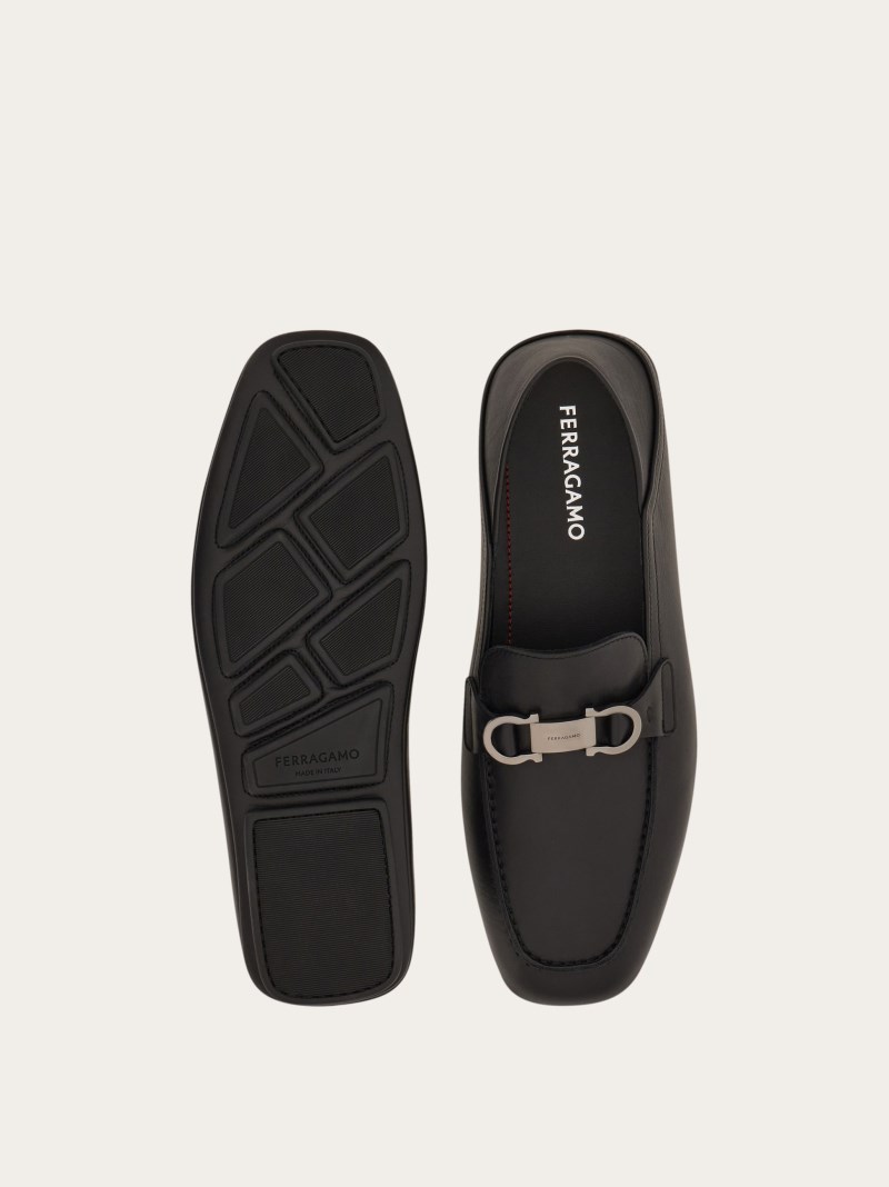 Ferragamo | Men's Hybrid Driver With Gancini Ornament - Black