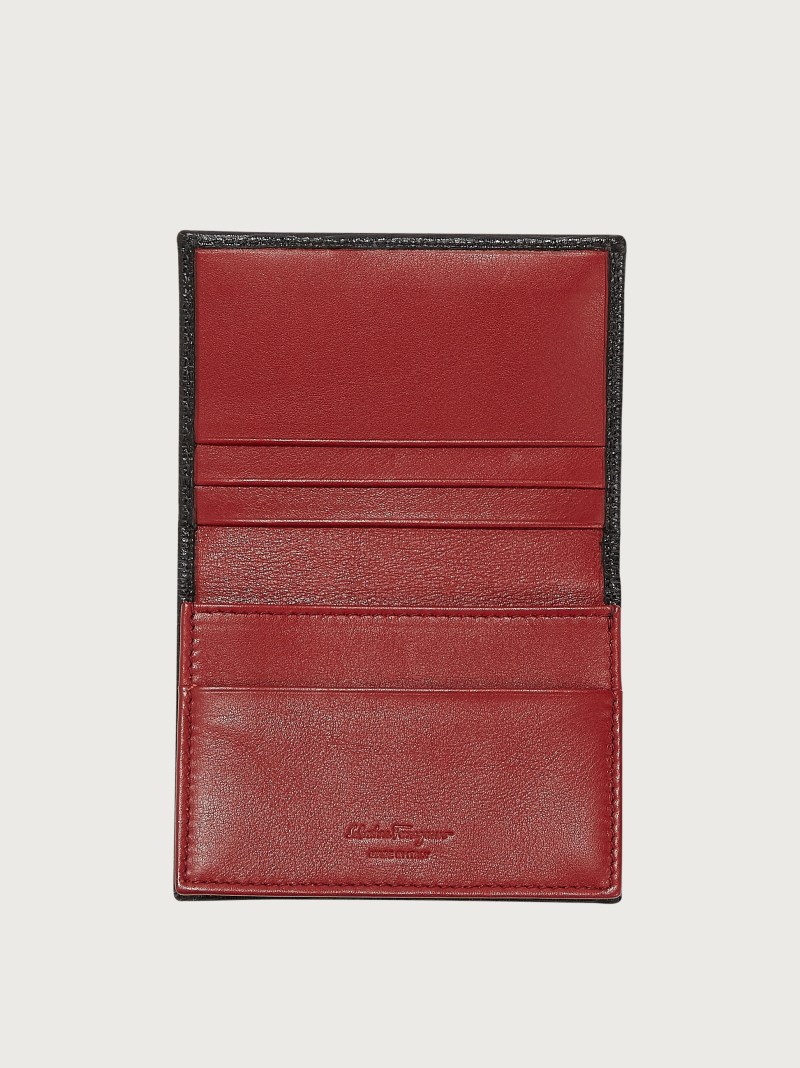 Ferragamo | Men's Gancini Credit Card Holder - Black