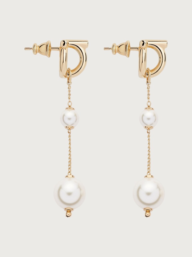 Ferragamo | Women's Gancini Earrings - Gold