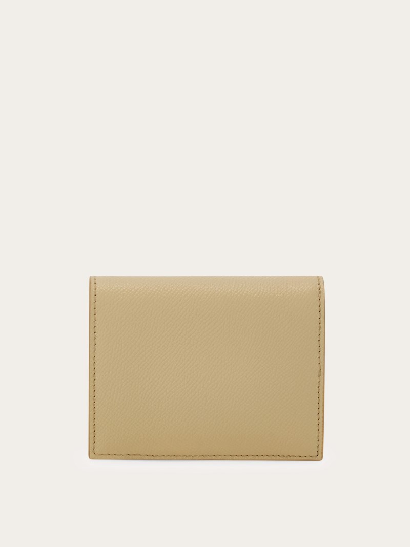 Ferragamo | Women's Gancini Compact Wallet - Stone