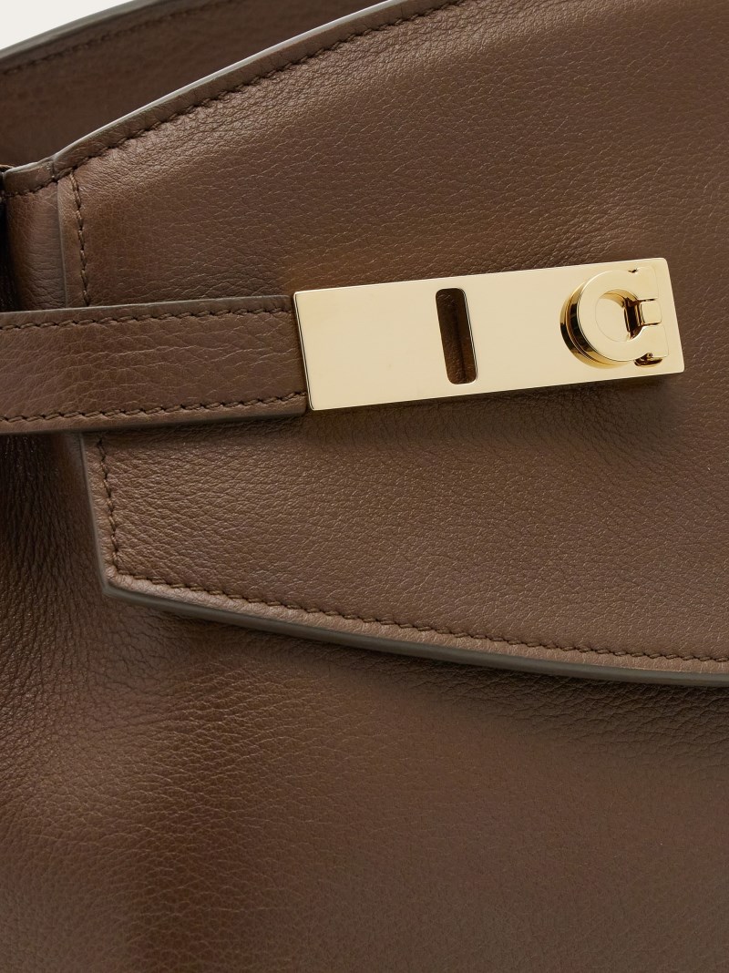 Ferragamo | Women's Hug Soft Crossbody Bag - Clay