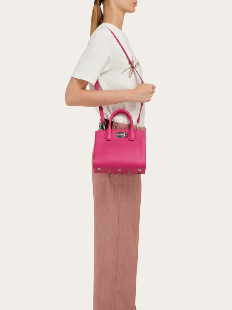 Ferragamo | Women's Studio Box Bag - Cherry