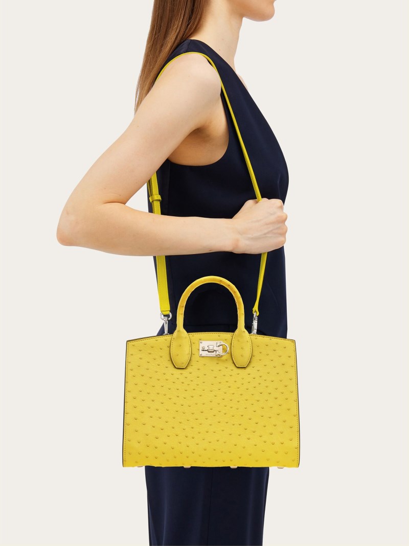 Ferragamo | Women's Studio Box Bag - Canary Yellow