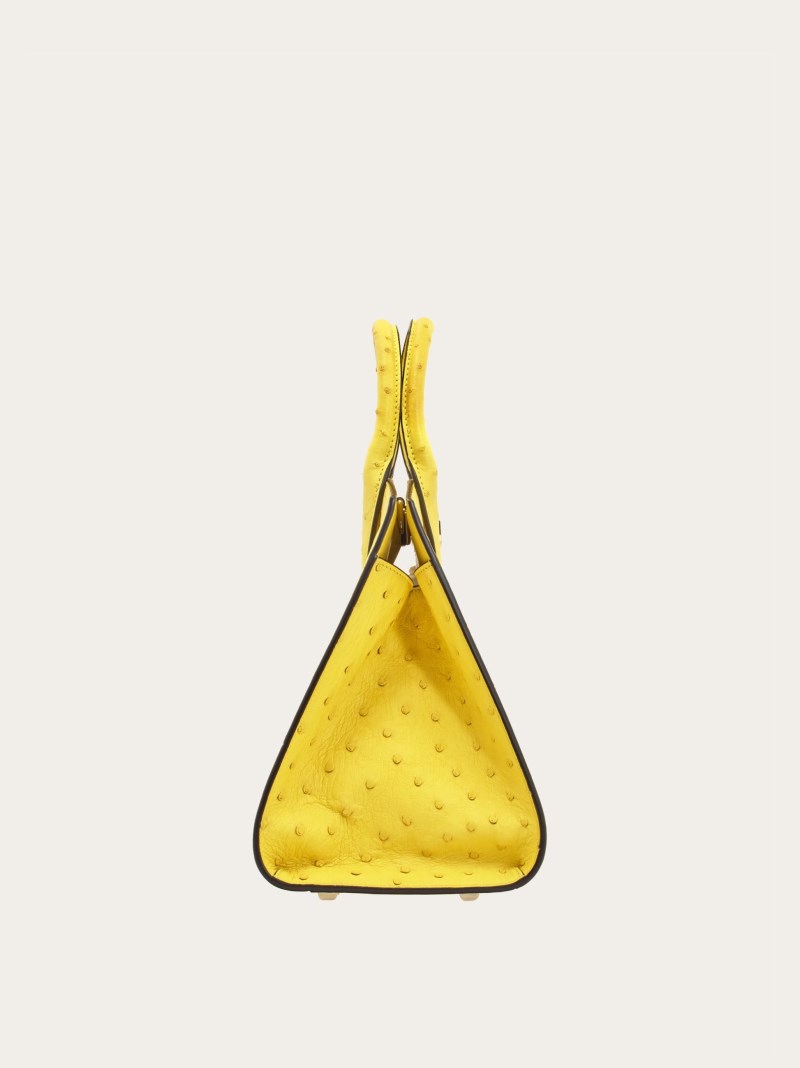Ferragamo | Women's Studio Box Bag - Canary Yellow