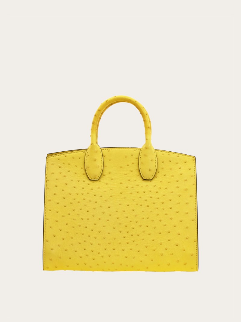 Ferragamo | Women's Studio Box Bag - Canary Yellow