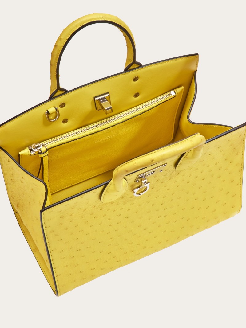 Ferragamo | Women's Studio Box Bag - Canary Yellow