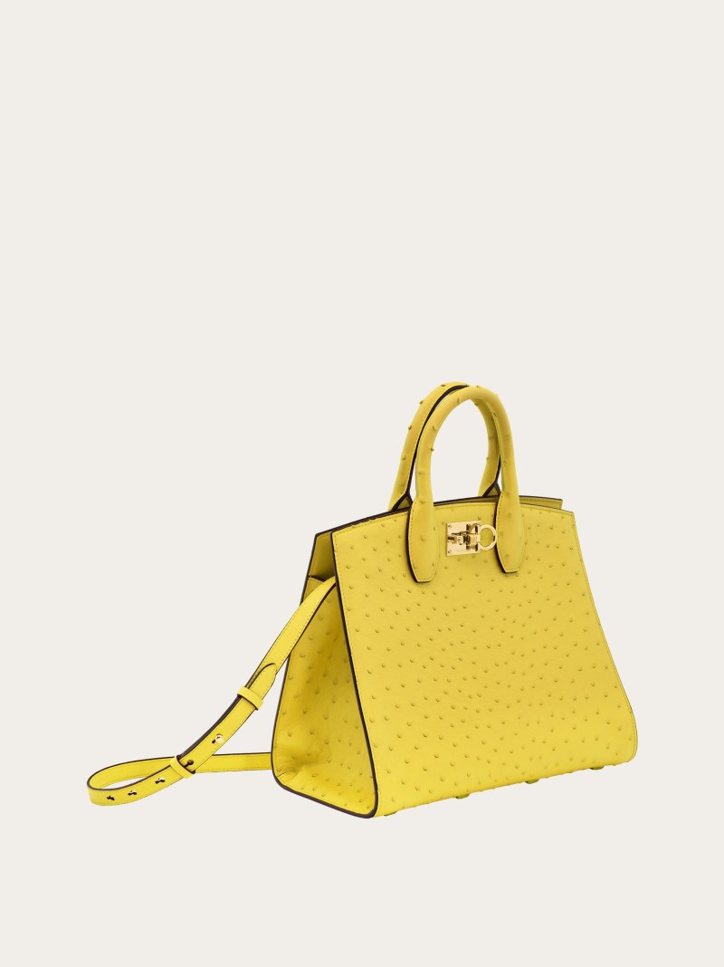 Ferragamo | Women's Studio Box Bag - Canary Yellow