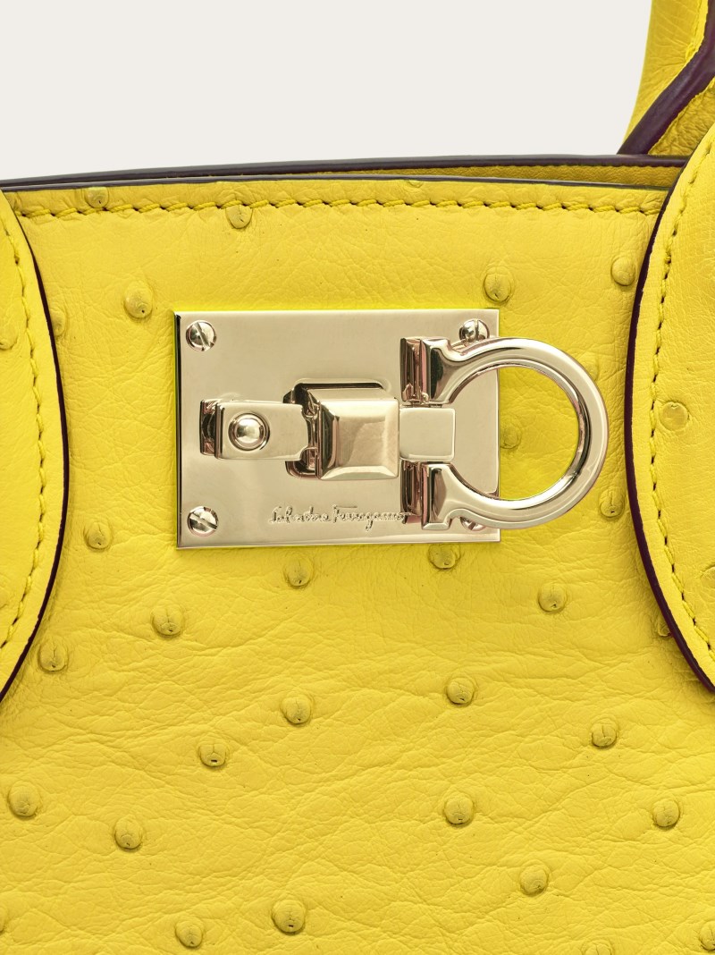 Ferragamo | Women's Studio Box Bag - Canary Yellow