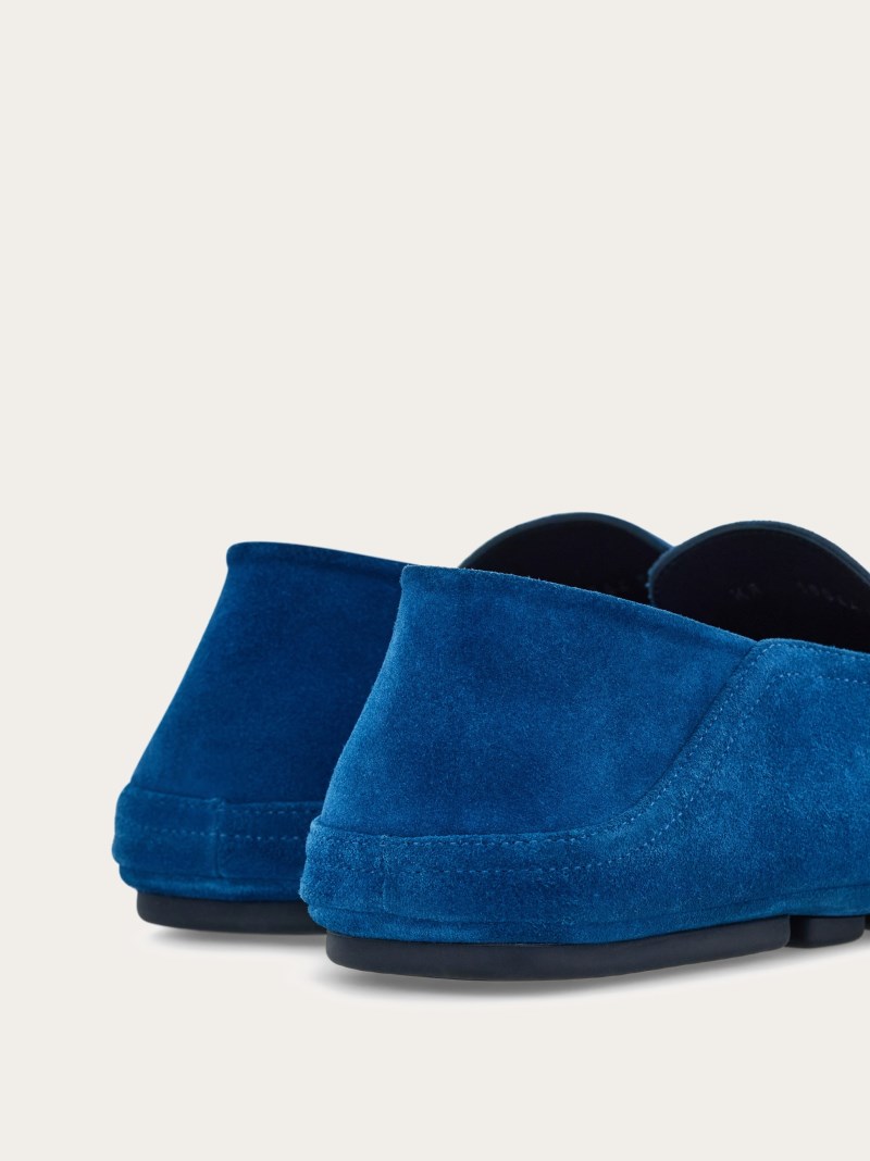 Ferragamo | Men's Hybrid Driver With Gancini Ornament - Teal Blue