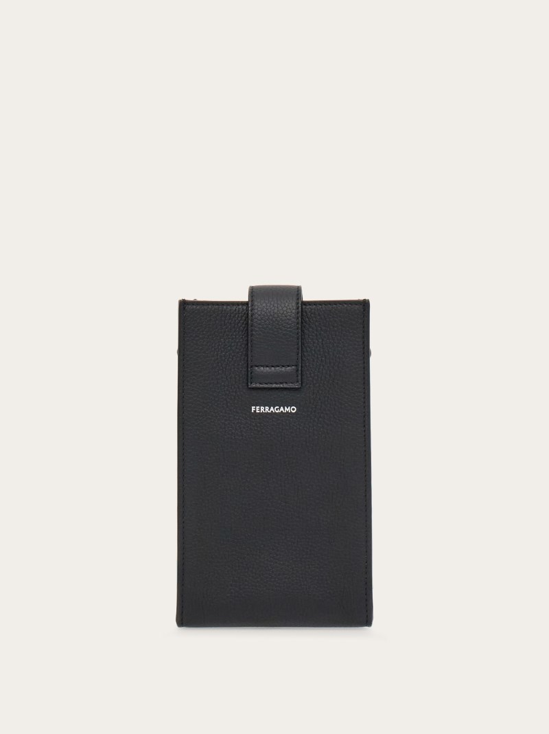 Ferragamo | Men's Crossbody Pouch - Black