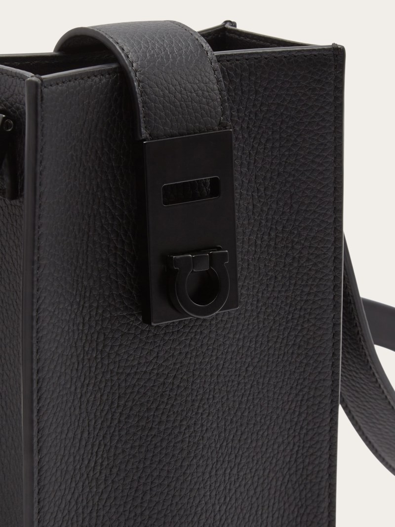 Ferragamo | Men's Crossbody Pouch - Black
