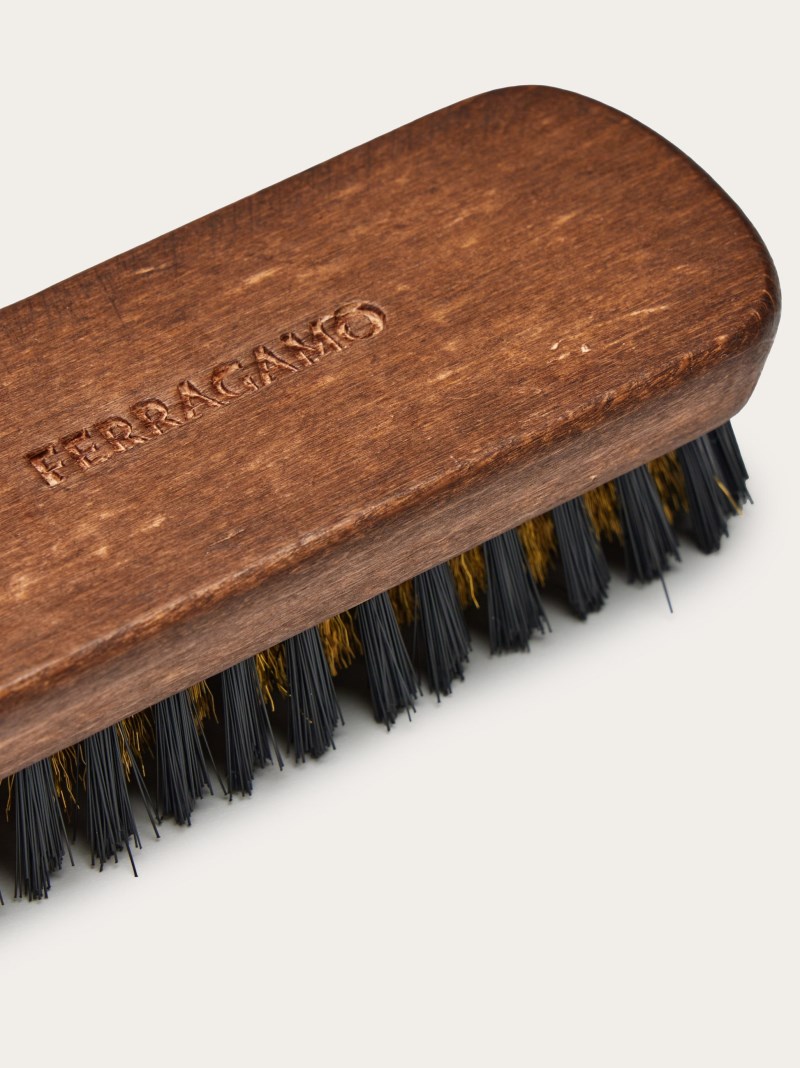 Ferragamo | Men's Suede Brush - Brown