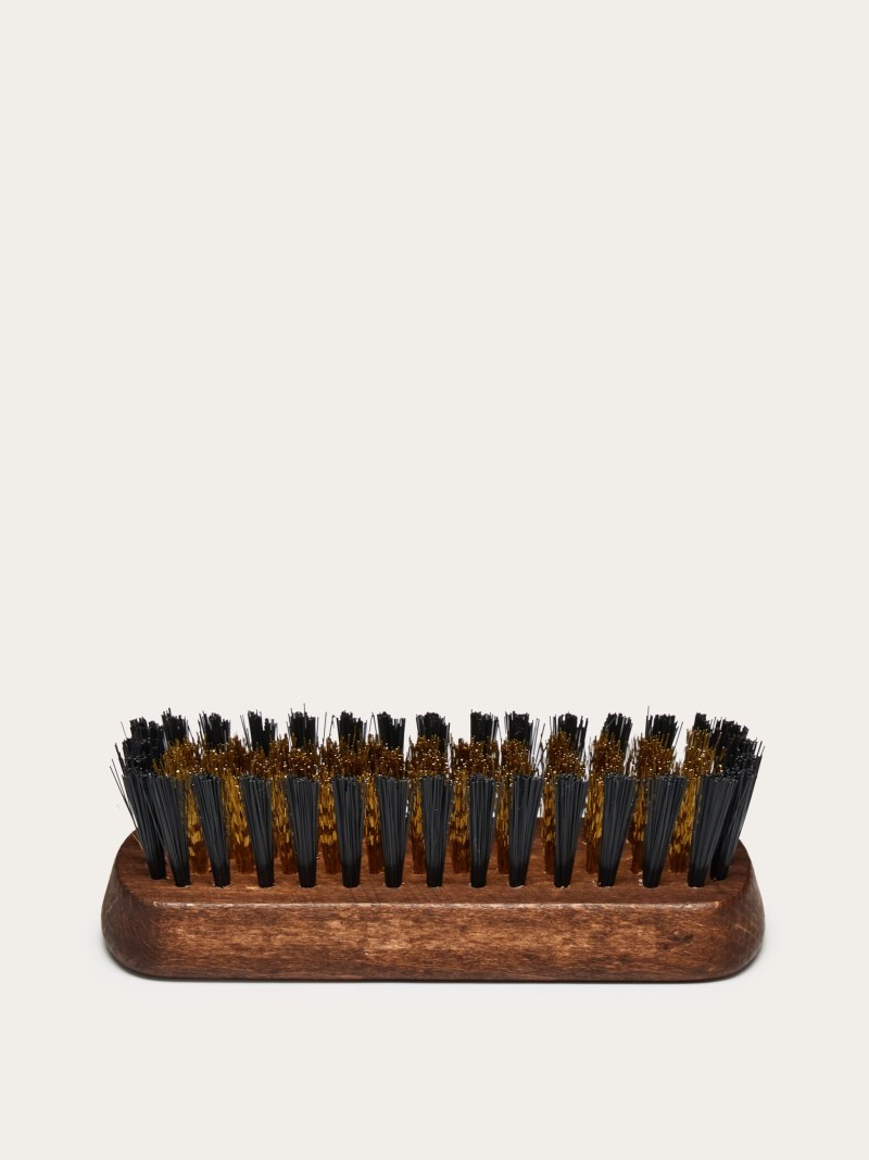 Ferragamo | Men's Suede Brush - Brown