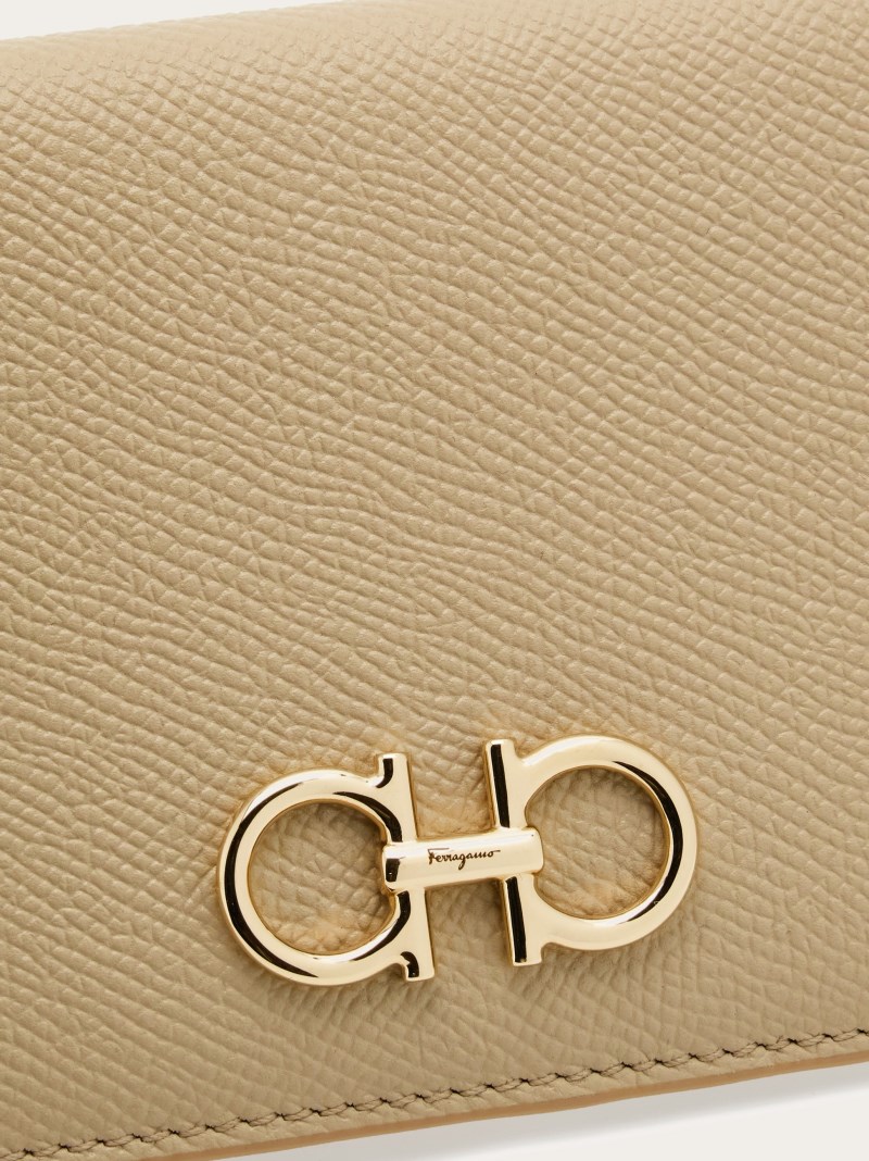 Ferragamo | Women's Gancini Continental Wallet - Stone