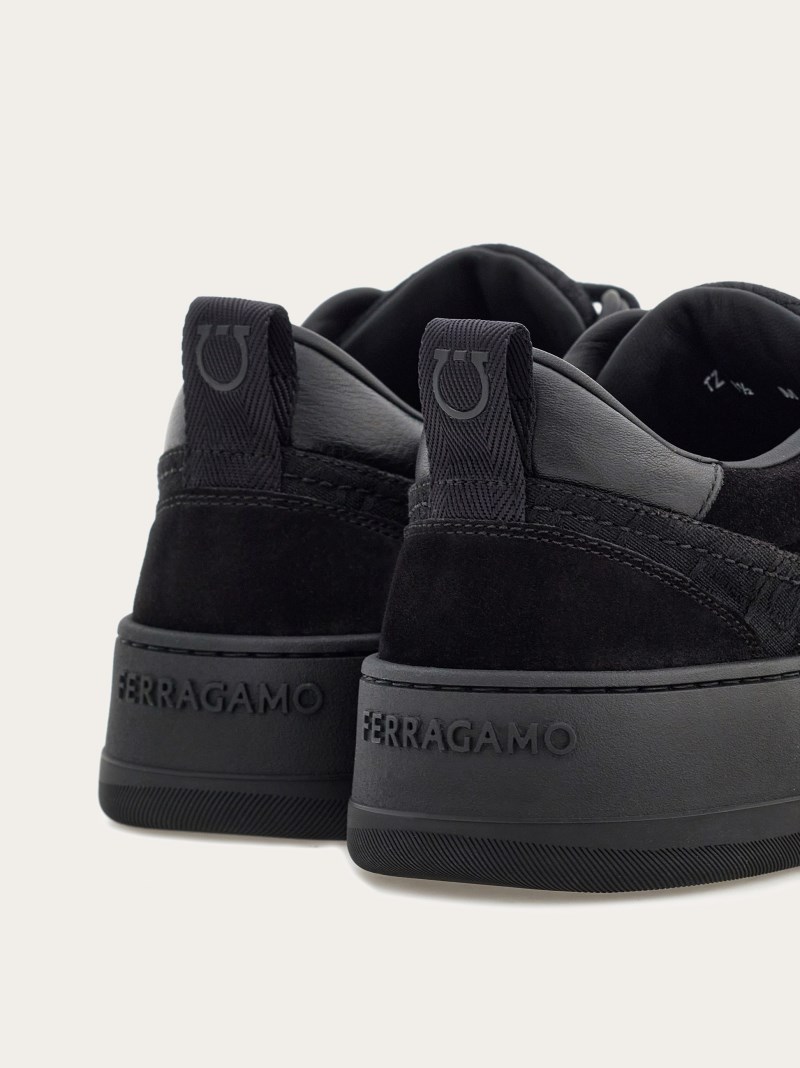 Ferragamo | Men's Low Top Sneaker - Black
