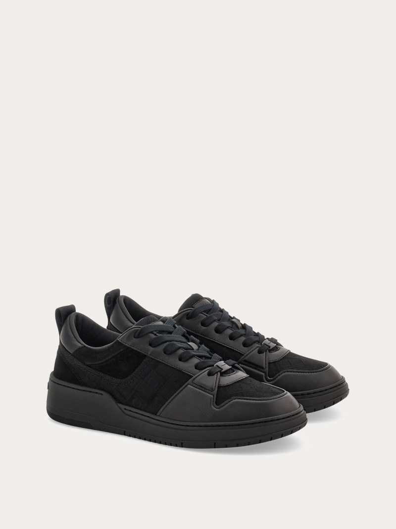 Ferragamo | Men's Low Top Sneaker - Black