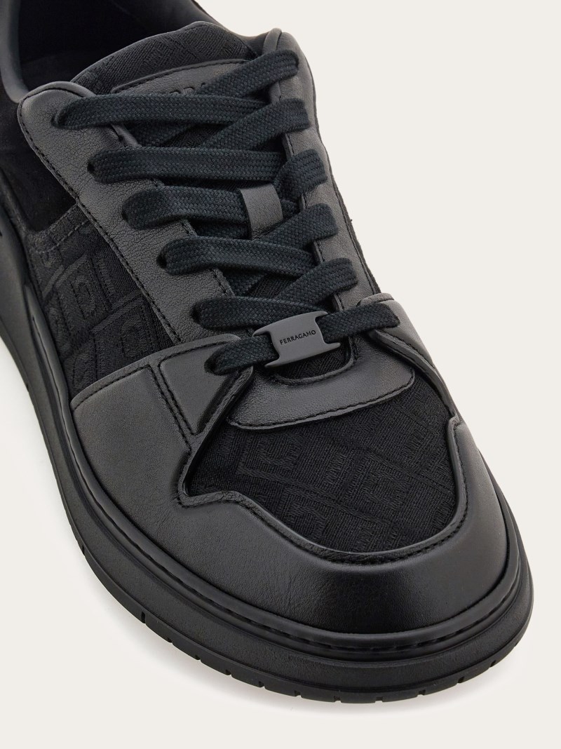 Ferragamo | Men's Low Top Sneaker - Black