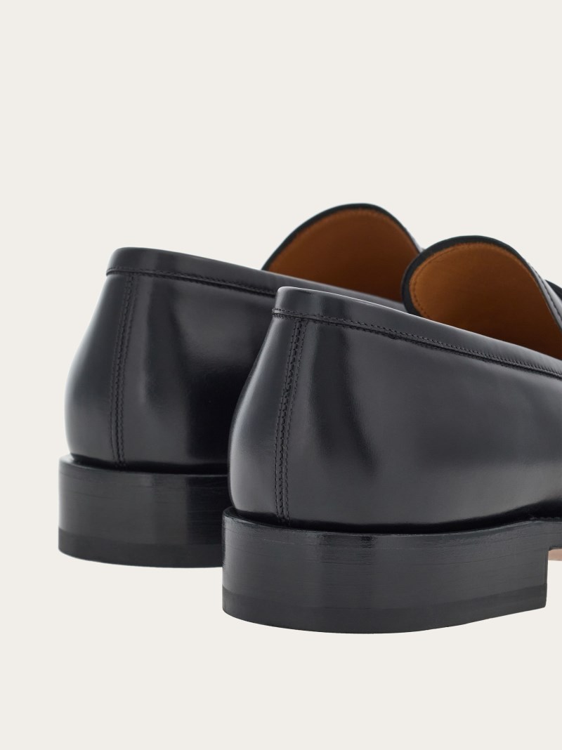 Ferragamo | Men's Tramezza Penny Loafer - Black